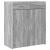 Dulap, sonoma gri, 80x42,5x93 cm, lemn prelucrat GartenMobel Dekor
