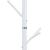 Cuier de haine, alb, 175 cm, fier vopsit electrostatic GartenMobel Dekor
