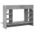 Birou montat pe perete, gri beton, 105x48x75 cm, lemn prelucrat GartenMobel Dekor