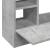 Birou montat pe perete, gri beton, 105x48x75 cm, lemn prelucrat GartenMobel Dekor