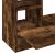 Birou montat perete stejar fumuriu 105x48x75cm lemn prelucrat GartenMobel Dekor