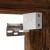 Birou montat perete stejar fumuriu 105x48x75cm lemn prelucrat GartenMobel Dekor
