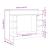 Birou montat pe perete sonoma gri 105x48x75cm lemn prelucrat GartenMobel Dekor