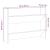 Pantofar perete, stejar artizanal, 80x18x60 cm, lemn prelucrat GartenMobel Dekor