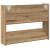 Pantofar perete, stejar artizanal, 80x18x60 cm, lemn prelucrat GartenMobel Dekor