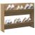 Pantofar perete, stejar artizanal, 80x18x60 cm, lemn prelucrat GartenMobel Dekor
