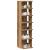Pantofare 2 buc. stejar artizanal, 28x27x102 cm, lemn prelucrat GartenMobel Dekor