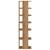 Pantofare 2 buc. stejar artizanal, 28x27x102 cm, lemn prelucrat GartenMobel Dekor