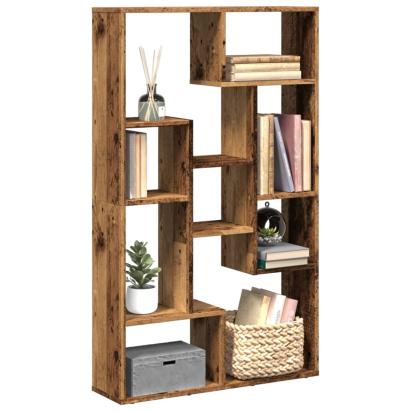 Bibliotecă, lemn vechi, 72x20x120 cm, lemn prelucrat GartenMobel Dekor