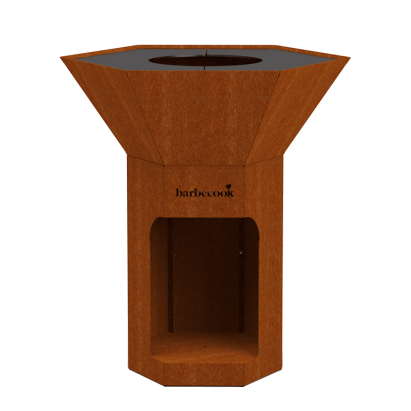 Grătar pe lemne Nestor Original Corten, Barbecook Essential GrillCooking