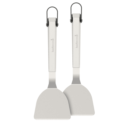 Set spatule plancha oțel inoxidabil, Barbecook Essential GrillCooking
