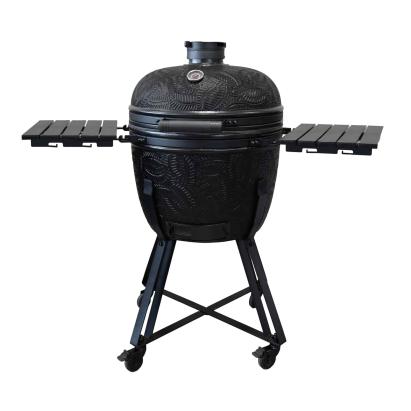 Grătar Kamado Kamal 60/XL negru mat, Barbecook Essential GrillCooking