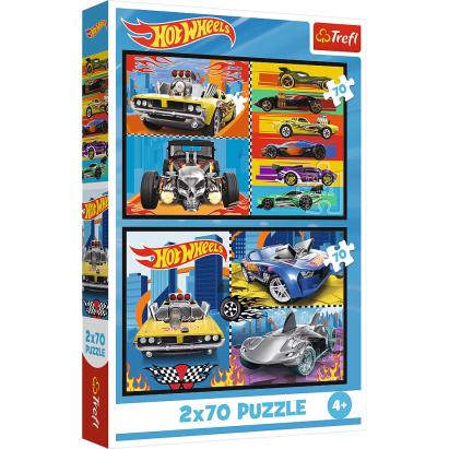 PUZZLE TREFL 2X70 HOT WHEELS MASINI SuperHeroes ToysZone
