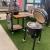 Grătar ceramic portabil (Kamado) pe cărbuni ICON, Monolith Essential GrillCooking