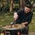 Grătar ceramic portabil (Kamado) pe cărbuni ICON, Monolith Essential GrillCooking
