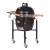 Grill ceramic cu cărbuni CLASSIC BBQ Guru-Serie 2.0 negru cu suport metalic, Monolith Essential GrillCooking