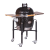 Grill ceramic cu cărbuni CLASSIC BBQ Guru-Serie 2.0 negru cu suport metalic, Monolith Essential GrillCooking
