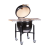 Grill ceramic cu cărbuni LeChef ProSerie 2.0 negru cu suport metalic, Monolith Essential GrillCooking