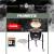 Grill ceramic cu cărbuni JUNIOR Pro Serie 2.0 negru cu suport metalic, Monolith Essential GrillCooking
