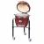 Grill ceramic cu cărbuni JUNIOR Pro Serie 2.0 roșu cu suport metalic, Monolith Essential GrillCooking