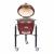 Grill ceramic cu cărbuni JUNIOR Pro Serie 2.0 roșu cu suport metalic, Monolith Essential GrillCooking
