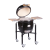 STARTER SET Grill ceramic cu cărbuni CLASSIC PRO-Serie 2.0 negru, Monolith Essential GrillCooking