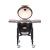 STARTER SET Grill ceramic cu cărbuni CLASSIC PRO-Serie 2.0 negru, Monolith Essential GrillCooking