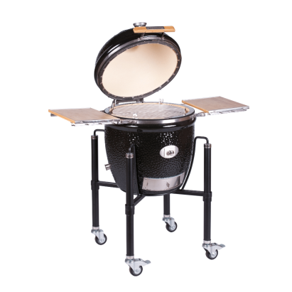 STARTER SET Grill ceramic cu cărbuni CLASSIC PRO-Serie 2.0 negru, Monolith Essential GrillCooking