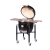 STARTER SET Grill ceramic cu cărbuni LeChef ProSerie 2.0 negru, Monolith Essential GrillCooking