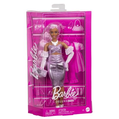 BARBIE DELUXE STYLE PAPUSA BARBIE CU PAR MOV SuperHeroes ToysZone