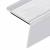 Profile trepte în formă de L, 5 buc, argintiu, 90 cm, aluminiu GartenMobel Dekor