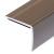 Profile trepte în formă de L, 15 buc., maro, 100 cm, aluminiu GartenMobel Dekor