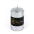 Lumânare cilindrică – argintie, fără parfum – 130 g Best CarHome