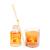 Set lumânare parfumată și odorizant cu bețe - dovleac - 120 g + 100 ml Best CarHome