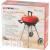 Gratar gradina cu carbuni, grill rotund, cu roti, capac, rafturi, 34.5 cm, 36x46.5x71 cm, Pluto GartenVIP DiyLine