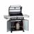 Grătar pe gaz Videro G4-S negru, RÖSLE Essential GrillCooking