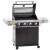 Grătar pe gaz Videro G4-S negru, RÖSLE Essential GrillCooking