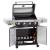 Grătar pe gaz Videro G4-S negru, RÖSLE Essential GrillCooking