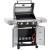 Grătar pe gaz  Videro G3-S negru, RÖSLE Essential GrillCooking