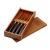 Set 4 cuțite pentru friptură în cutie din lemn, RÖSLE Essential GrillCooking