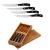 Set 4 cuțite pentru friptură în cutie din lemn, RÖSLE Essential GrillCooking