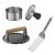 Set presă de hamburger 3 piese, RÖSLE Essential GrillCooking