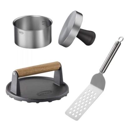 Set presă de hamburger 3 piese, RÖSLE Essential GrillCooking
