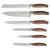 Set cuțite cu suport de lemn 6 piese, RÖSLE Essential GrillCooking