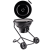 Grătar pe cărbuni Air F60 Nero, RÖSLE Essential GrillCooking