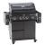 Grătar pe gaz Videro PRO G4-S negru, RÖSLE Essential GrillCooking