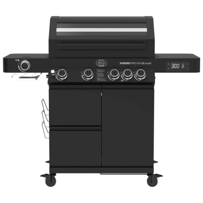Grătar pe gaz Videro Pro G4-SB Smart Vario+, Rosle Essential GrillCooking