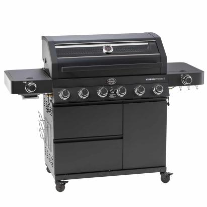 Grătar pe gaz Videro Pro G6-S Vario+, Rosle Essential GrillCooking