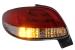 Stopuri Peugeot 206 HatchBack 3/5 usi (1998-2004) Rosu & Alb Performance AutoTuning