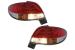 Stopuri Peugeot 206 HatchBack 3/5 usi (1998-2004) Rosu & Alb Performance AutoTuning